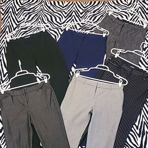 Lot of 6 Womens Express Columnist Pants size 6